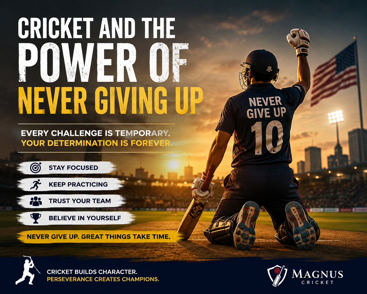 Cricket and the Power of Never Giving Up