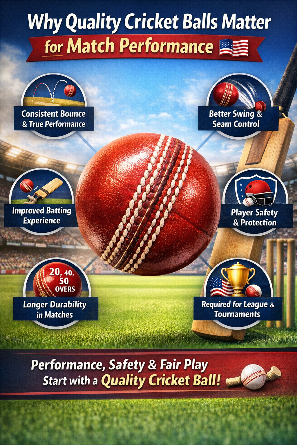 Why Quality Cricket Balls Matter for Match Performance
