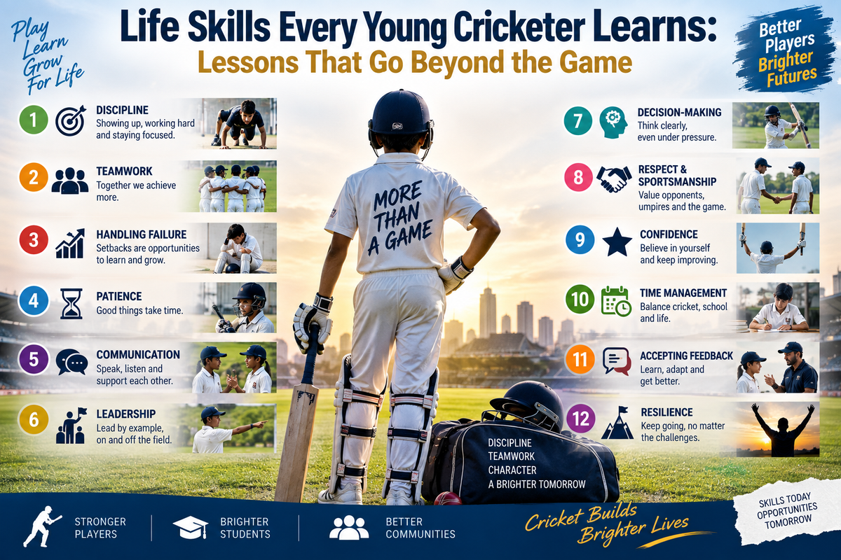 Life Skills Every Young Cricketer Learns: Lessons That Go Beyond the Game