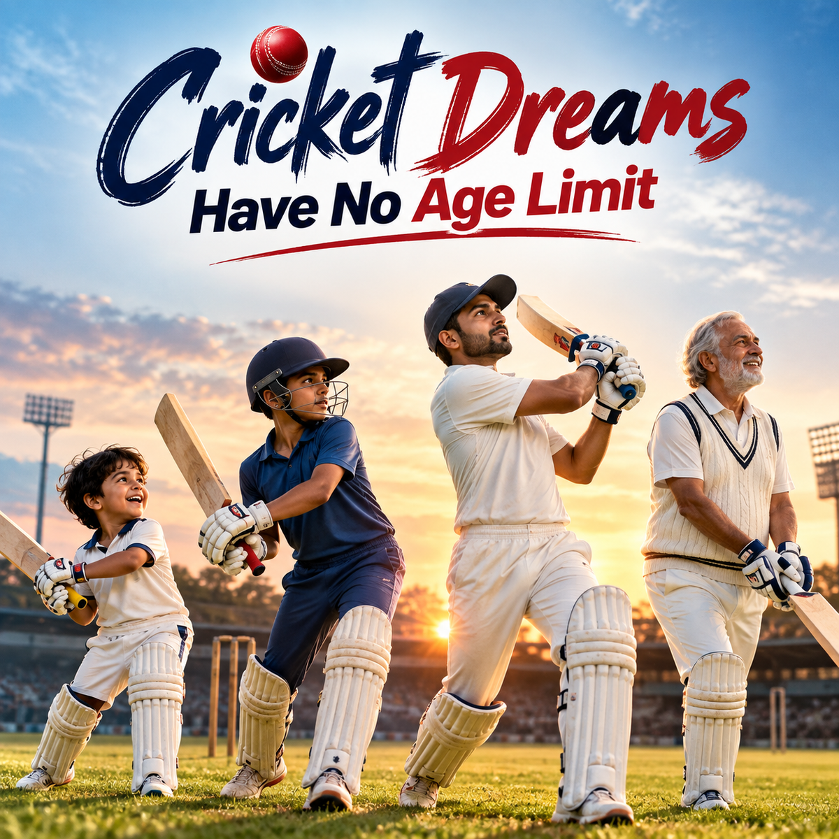 Cricket Dreams Have No Age Limit