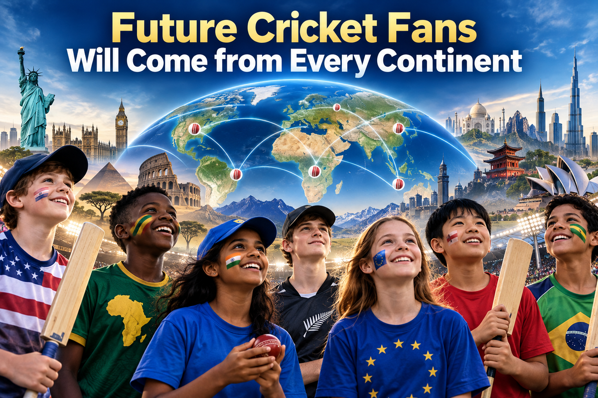 Future Cricket Fans Will Come from Every Continent