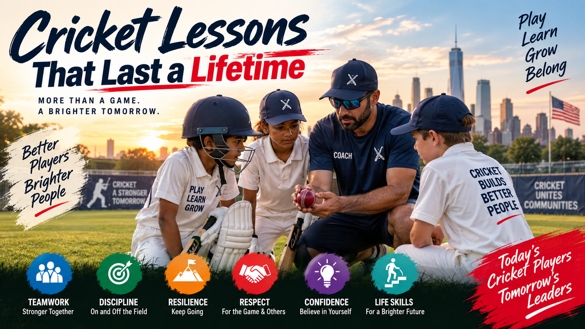 Cricket Lessons That Last a Lifetime