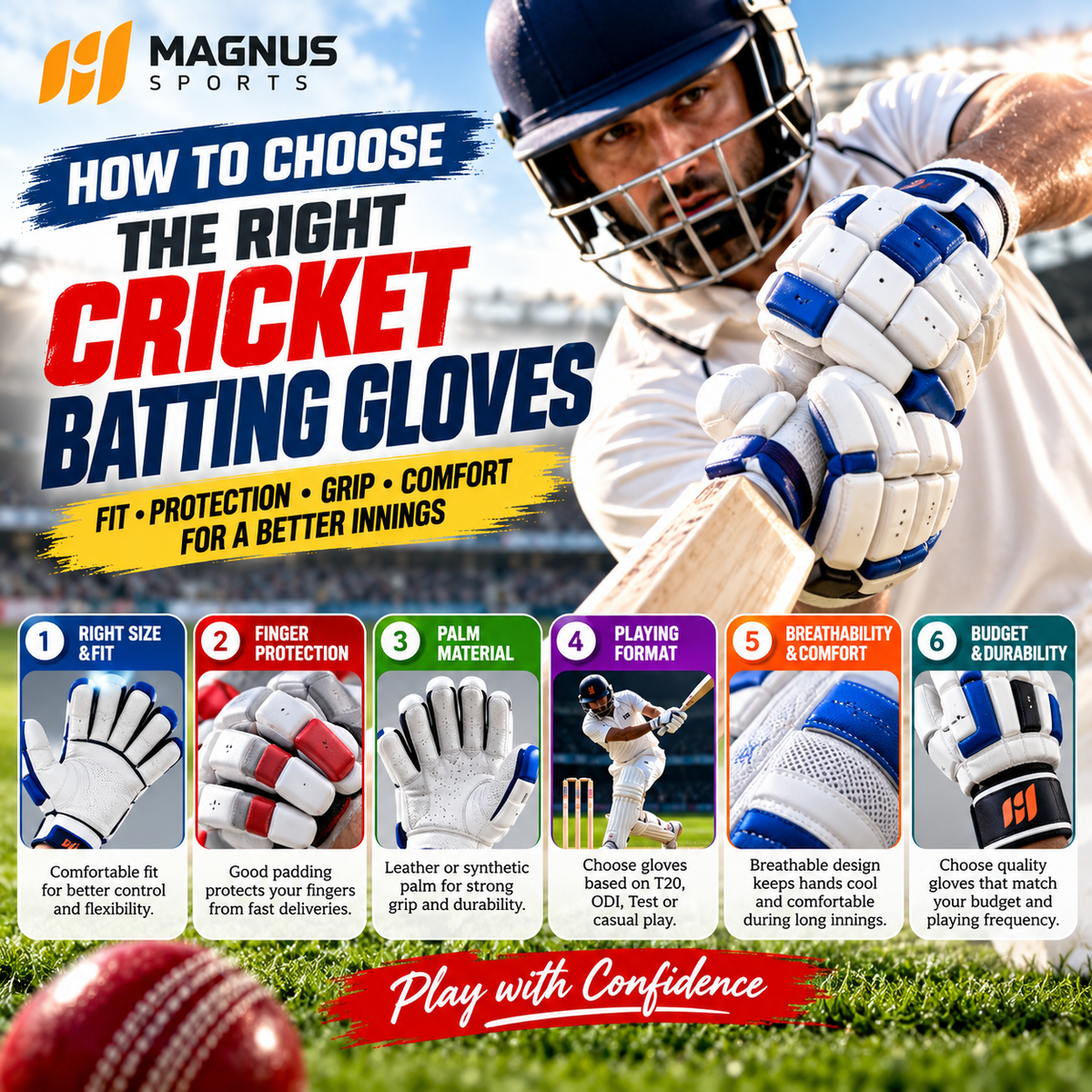 How to Choose the Right Cricket Batting Gloves
