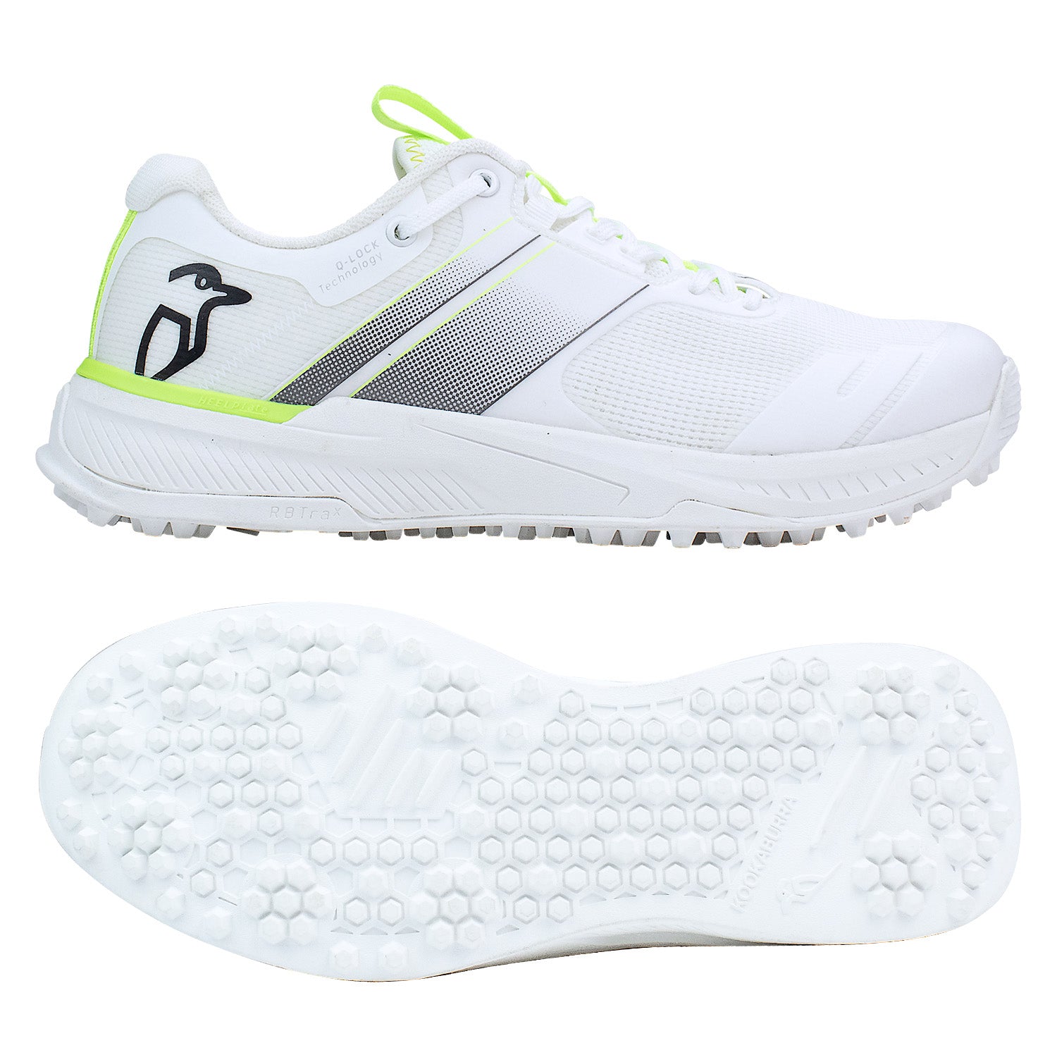 KC Players Cricket Shoe Rubber - White/Mint/Grey - Magnus Cricket