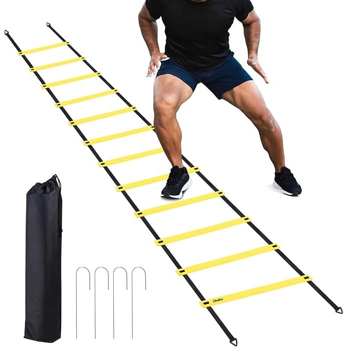 Agility Ladder Speed Training Set 12 Rung 20ft Exercise Ladders - Magnus Cricket