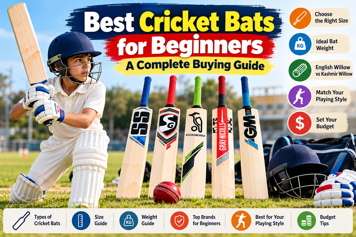 Best Cricket Bats for Beginners: A Complete Buying Guide