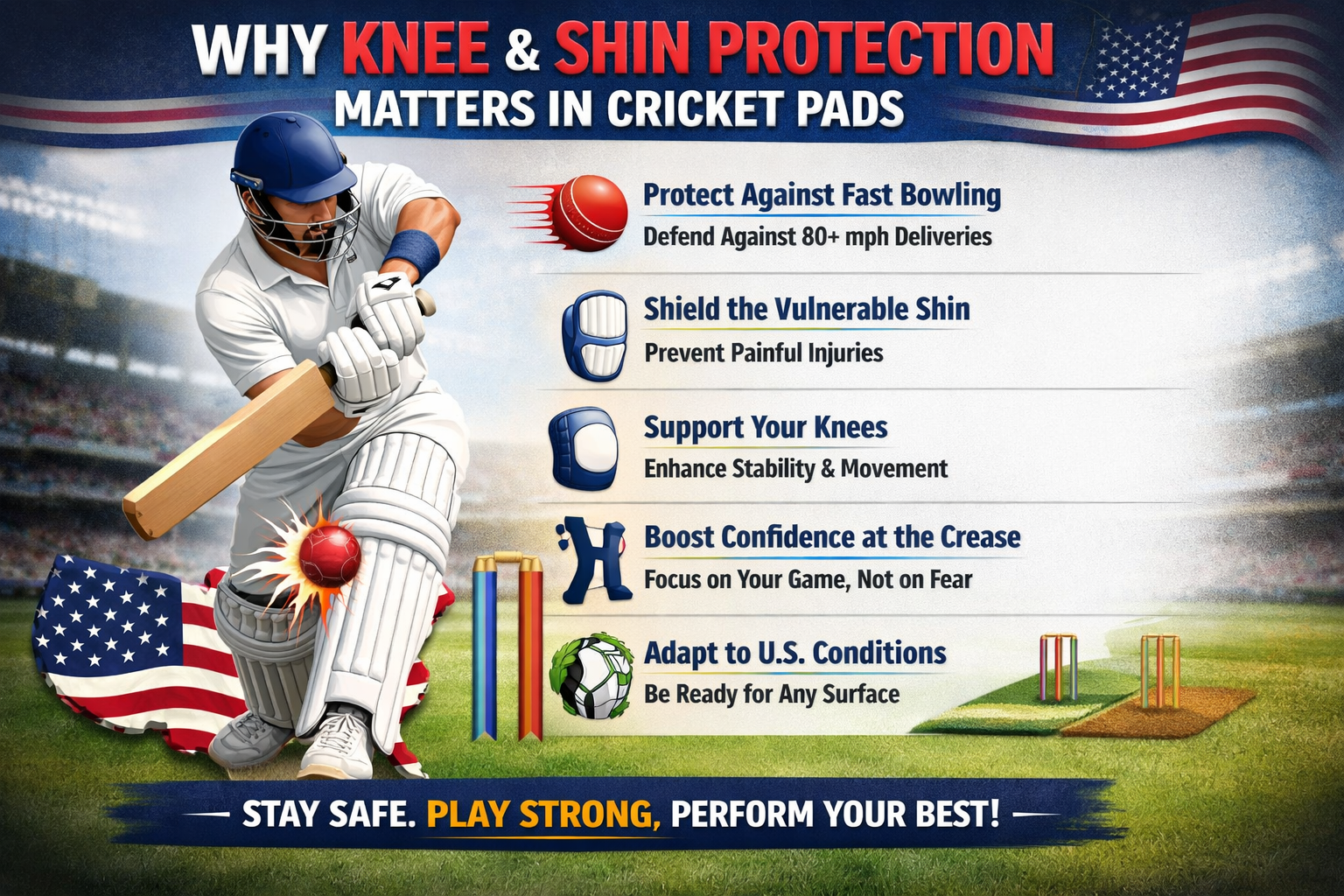 Why Knee and Shin Protection Matters in Cricket Pads