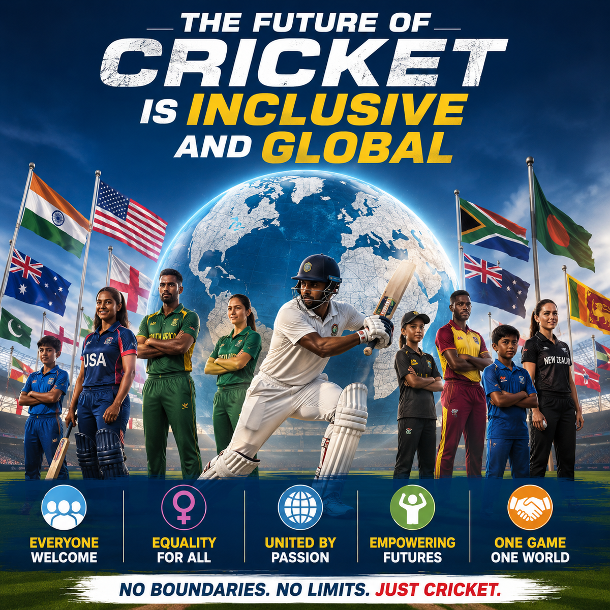 The Future of Cricket Is Inclusive and Global