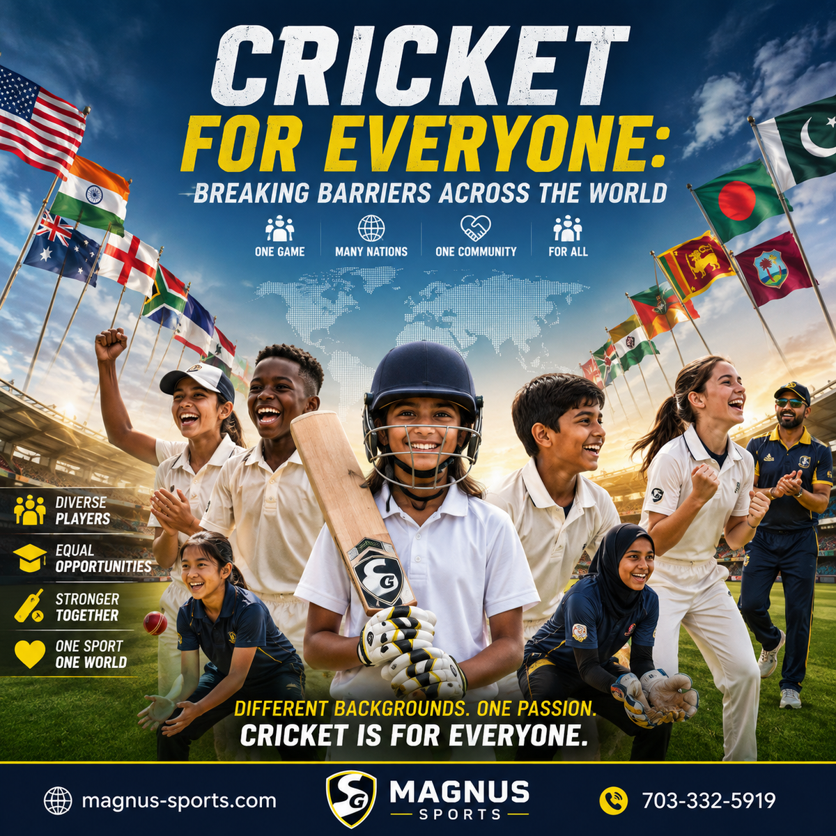 Cricket for Everyone: Breaking Barriers Across the World