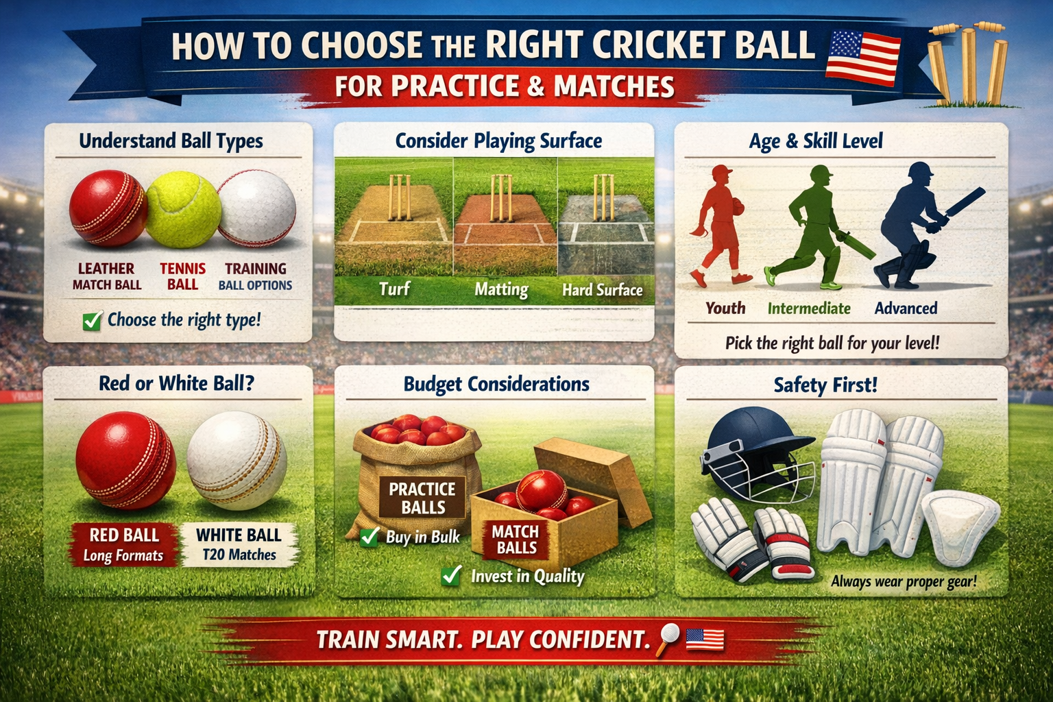 How to Choose the Right Cricket Ball for Practice & Matches