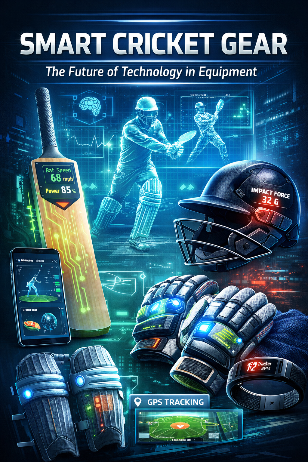 Smart cricket gear: The future of technology in equipment