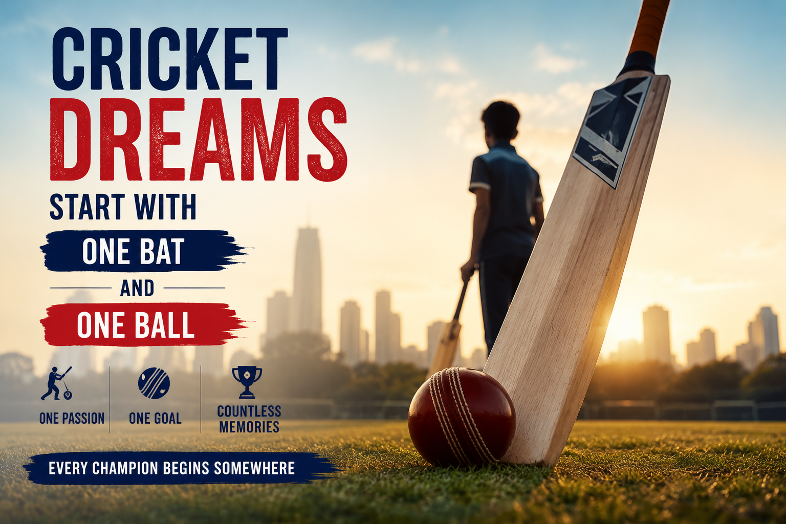 Cricket Dreams Start with One Bat and One Ball