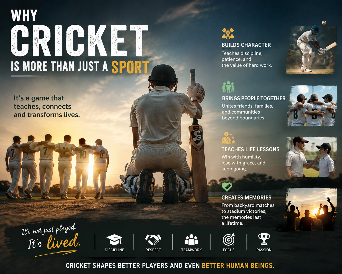 Why Cricket Is More Than Just a Sport