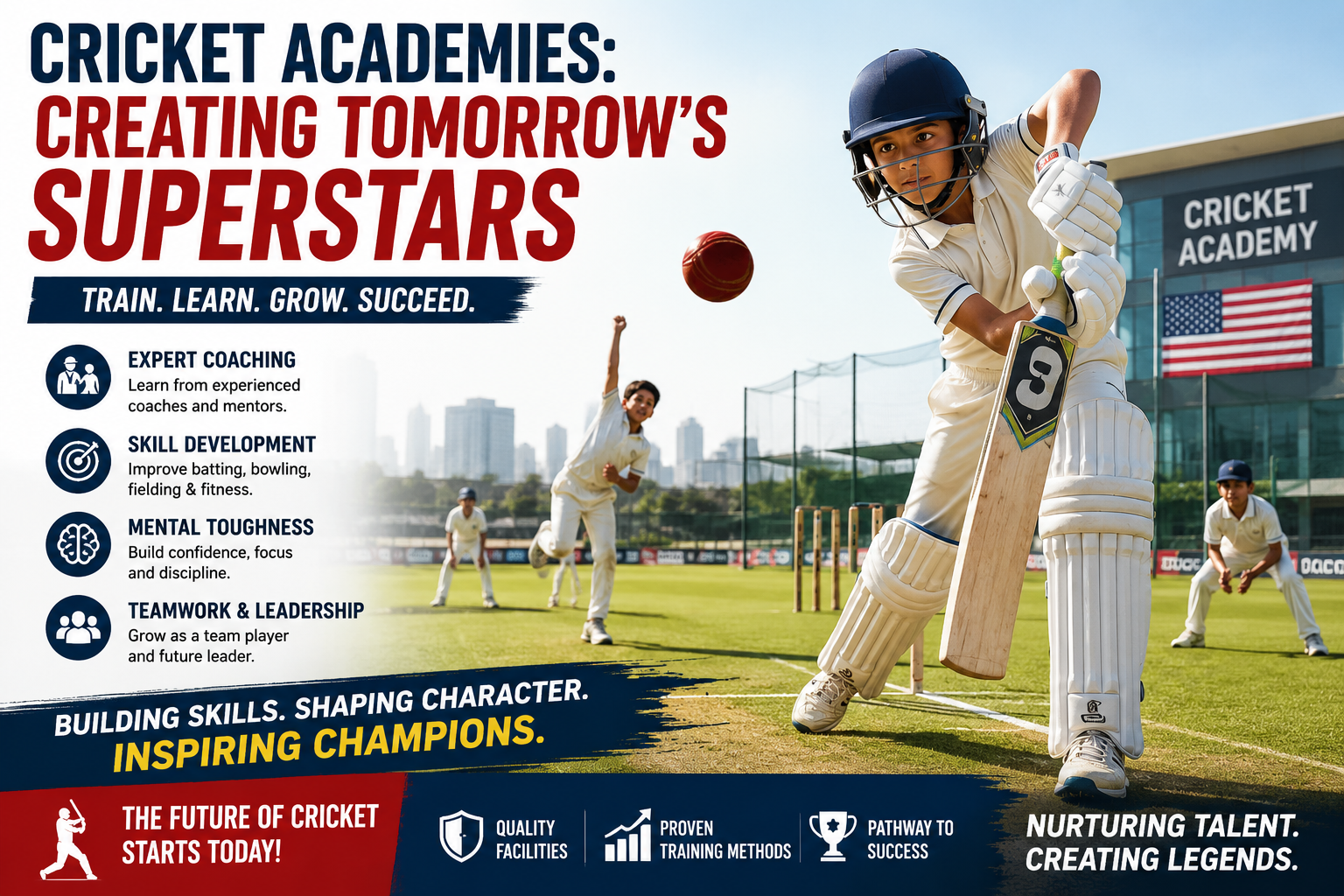 Cricket Academies: Creating Tomorrow's Superstars | The Future of Cricket in the USA