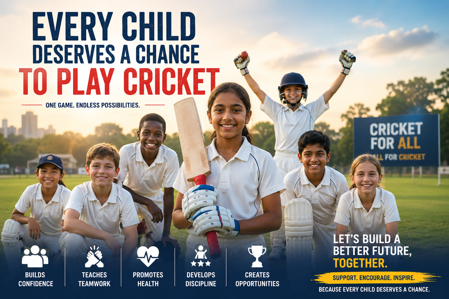 Every Child Deserves a Chance to Play Cricket
