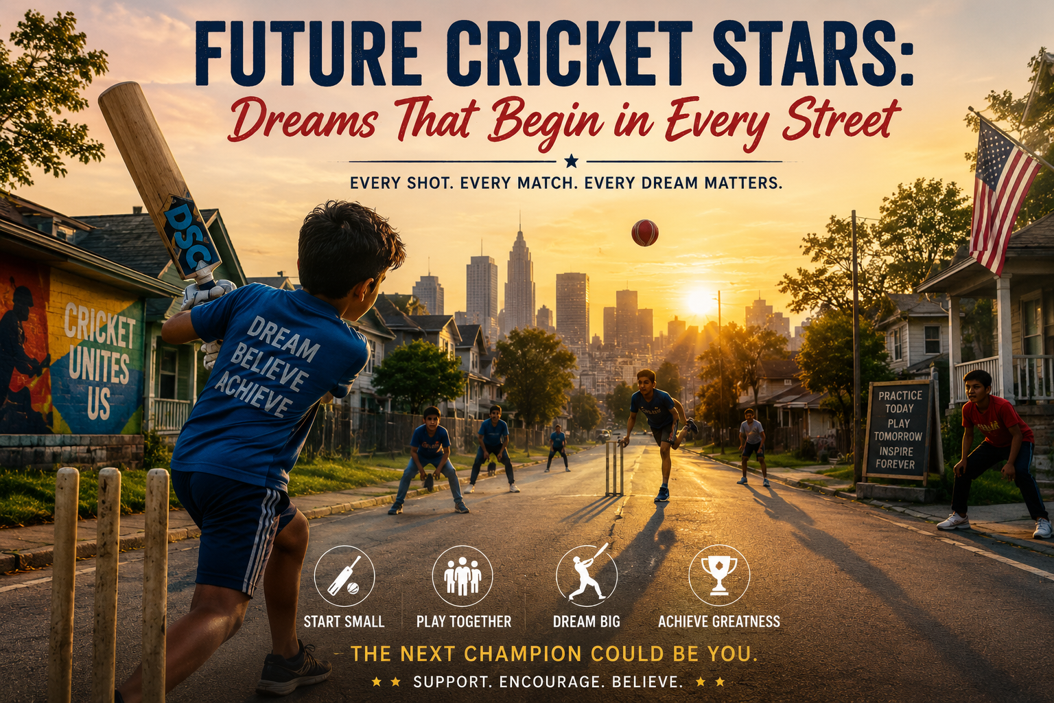 Future Cricket Stars: Dreams That Begin in Every Street