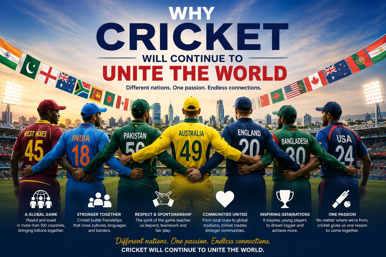 Why Cricket Will Continue to Unite the World