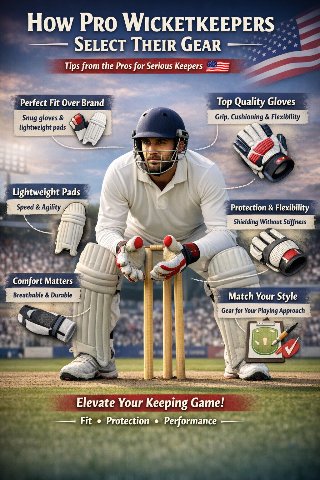 How Pro Wicketkeepers Select Their Gear
