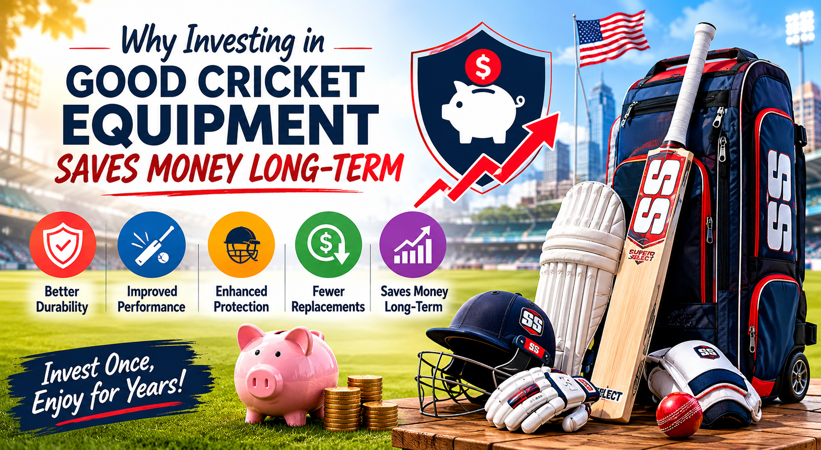 Why Investing in Good Cricket Equipment Saves Money Long-Term
