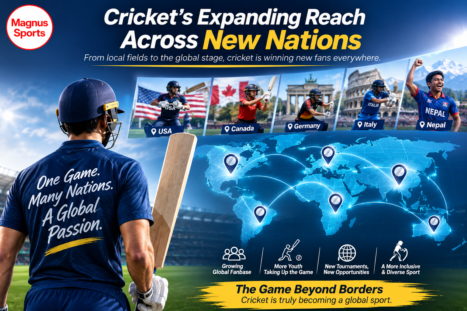 Cricket’s Expanding Reach Across New Nations