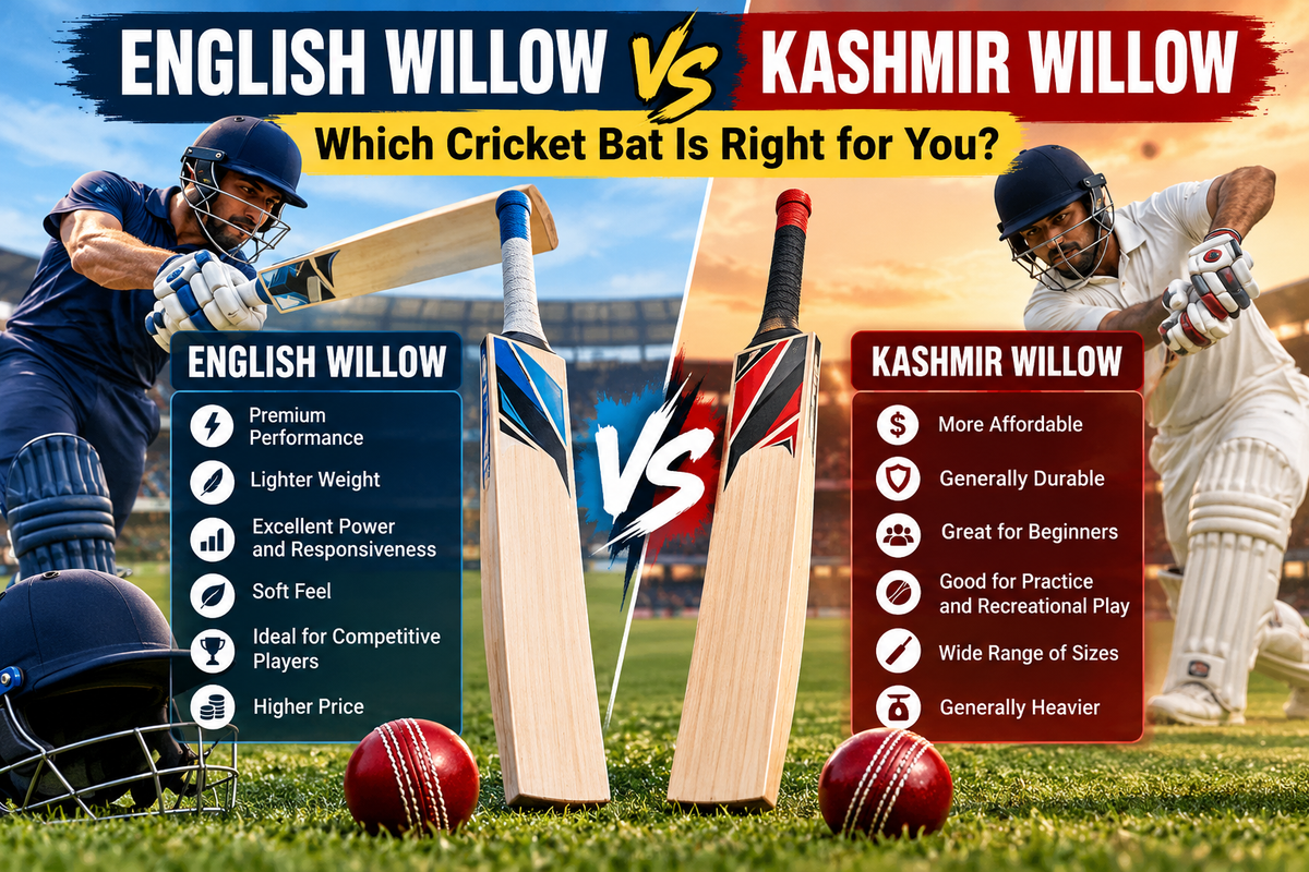 English Willow vs Kashmir Willow: Which Cricket Bat Is Right for You?