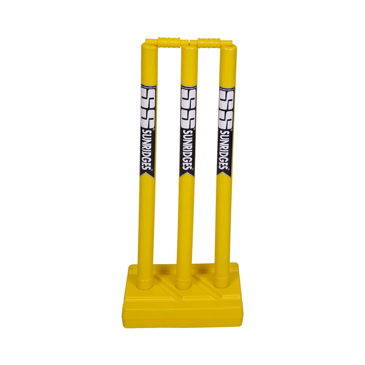 SS STUMPS - PLASTIC (3*PCS WITH PLASTIC BASE) - Magnus Cricket