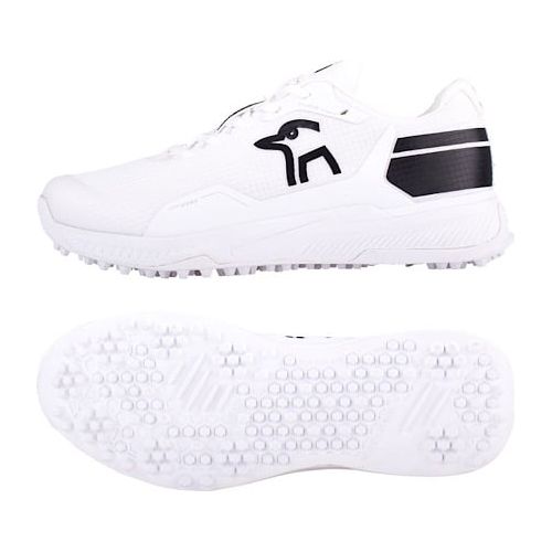 KC Players Cricket Shoe Rubber Studs - White/Black - Magnus Cricket
