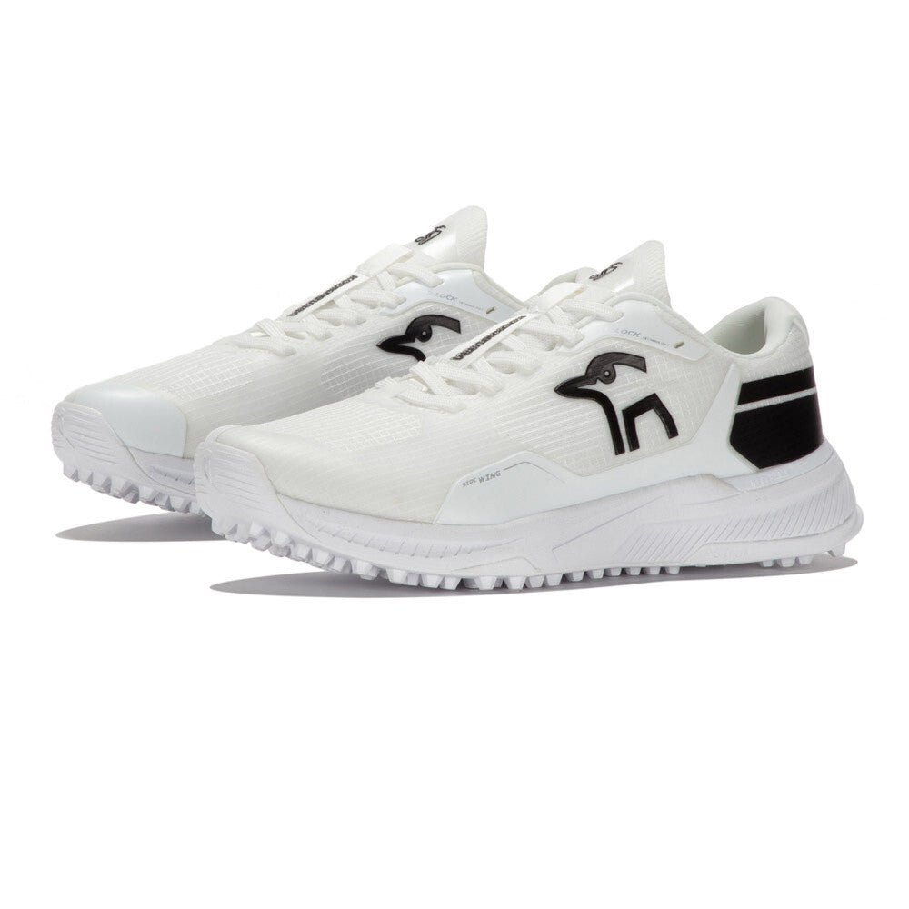 KC Players Cricket Shoe Rubber Studs - White/Black - Magnus Cricket