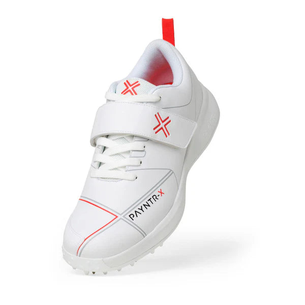 Payntr X Bowling SPIKE (All White) Cricket Shoes - Magnus Cricket