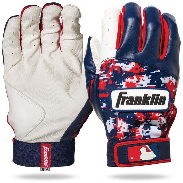 Franklin Batting Gloves Blue / Red / White - Magnus Cricket