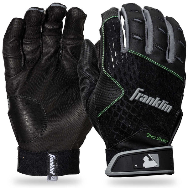 Franklin Batting Gloves Black / Black - Magnus Cricket