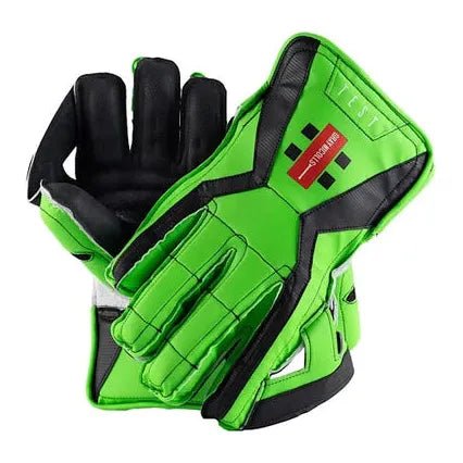 Gray-Nicolls GN8 Test Green Wicket Keeping Gloves - Magnus Cricket